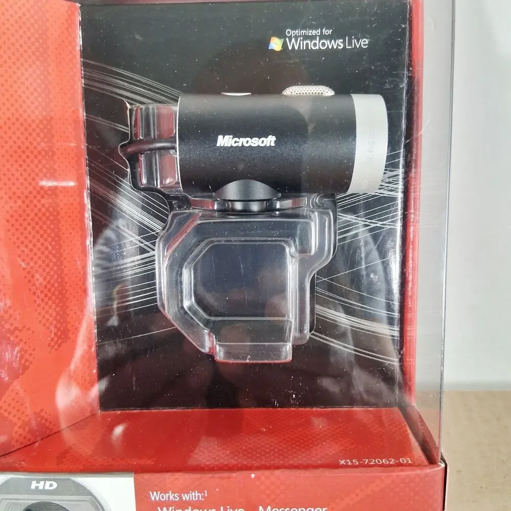 Microsoft Lifecam Cinema 1393 720p HD Wide Screen Webcam USB Camera NEW